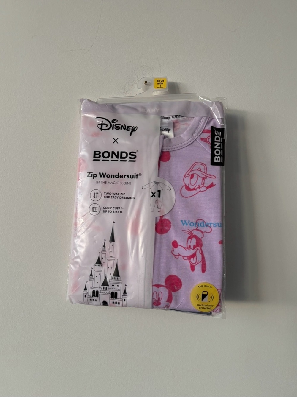 Bonds Pink Disney Mickey & Friends Zip Wondersuit